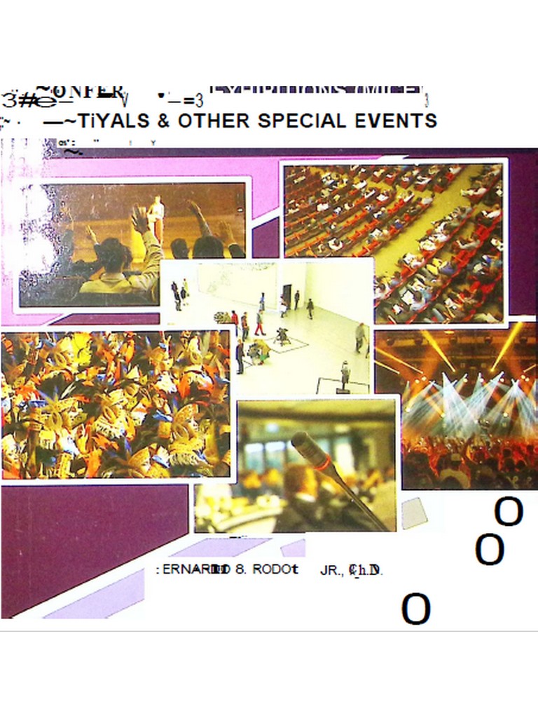 Events Management Introduction to meetings, incentives. conferences, exhibitions (MICE), Festivals & other special events by Rodolfa Jr. 2022